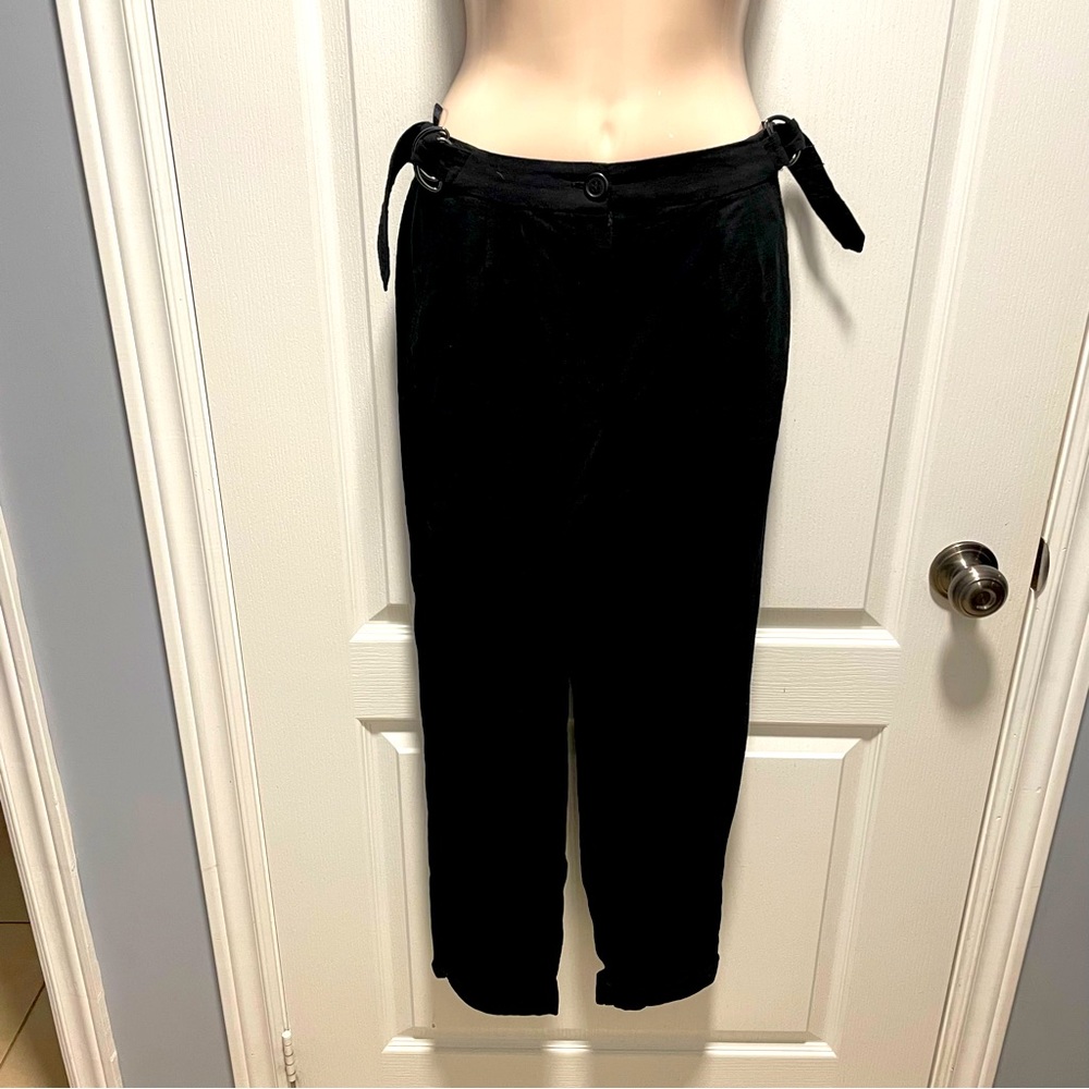 🌸3 for $20 TOPSHOP Black Linen Pants Size M